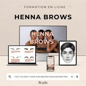 Online training: Henna brows – kit included Online training Roxils