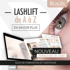 Formation en ligne : Lashlift – Kit inclus Formation en ligne Roxils