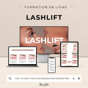 Formation en ligne : Lashlift – Kit inclus Formation en ligne Roxils